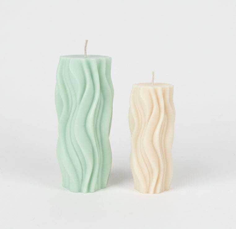 Lumére Artisan Abstract Pillar Candle Pack