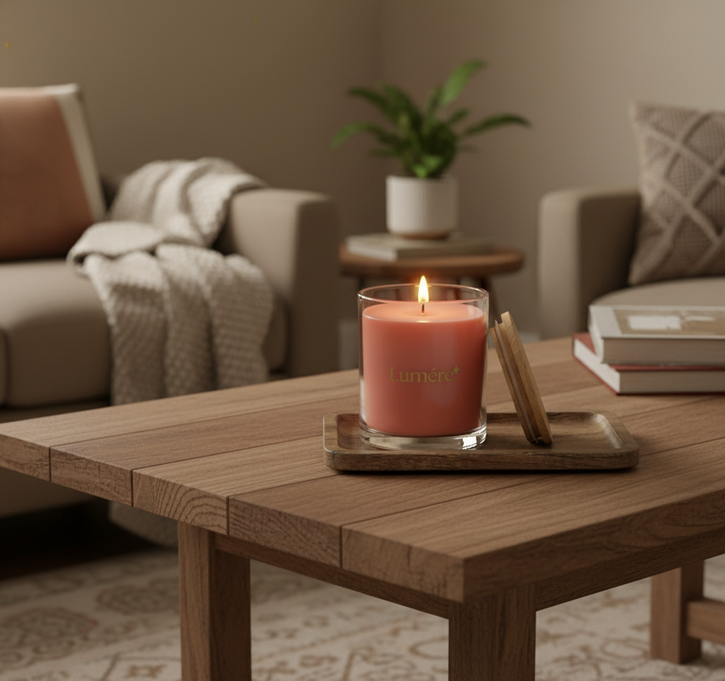 Signature Rose Luxe Candle Jar