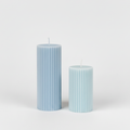 Artisan Ribbed Pillar Candle Pack