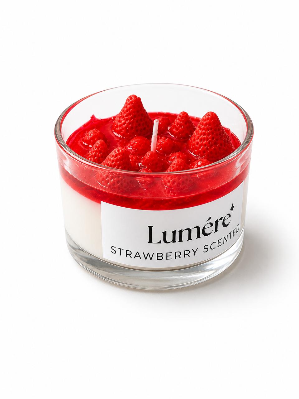 Pâtisserie Strawberry Drift Candle Jar