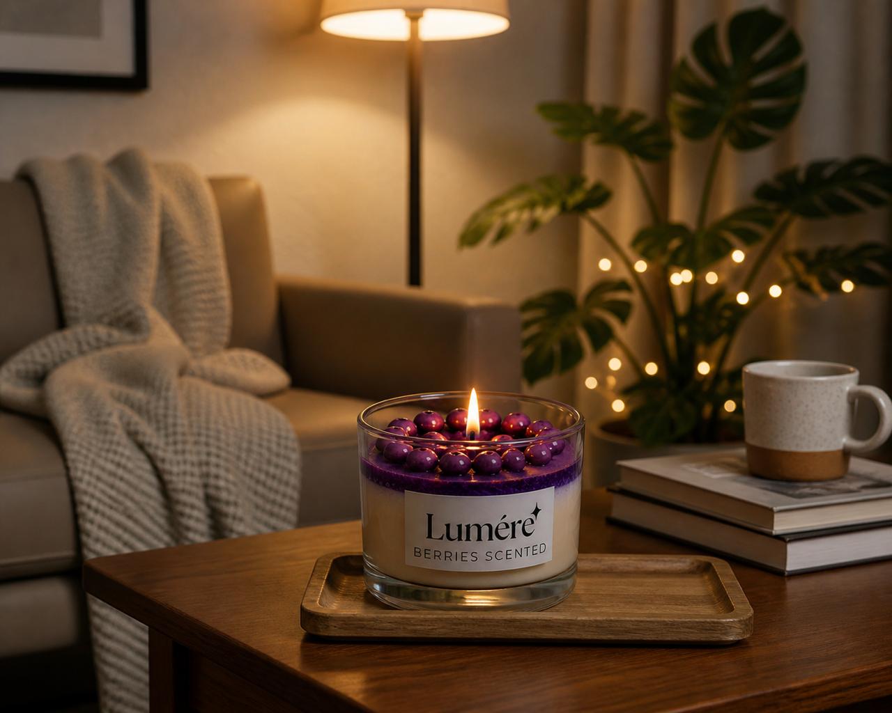 Pâtisserie Wild Berry Cluster Candle Jar