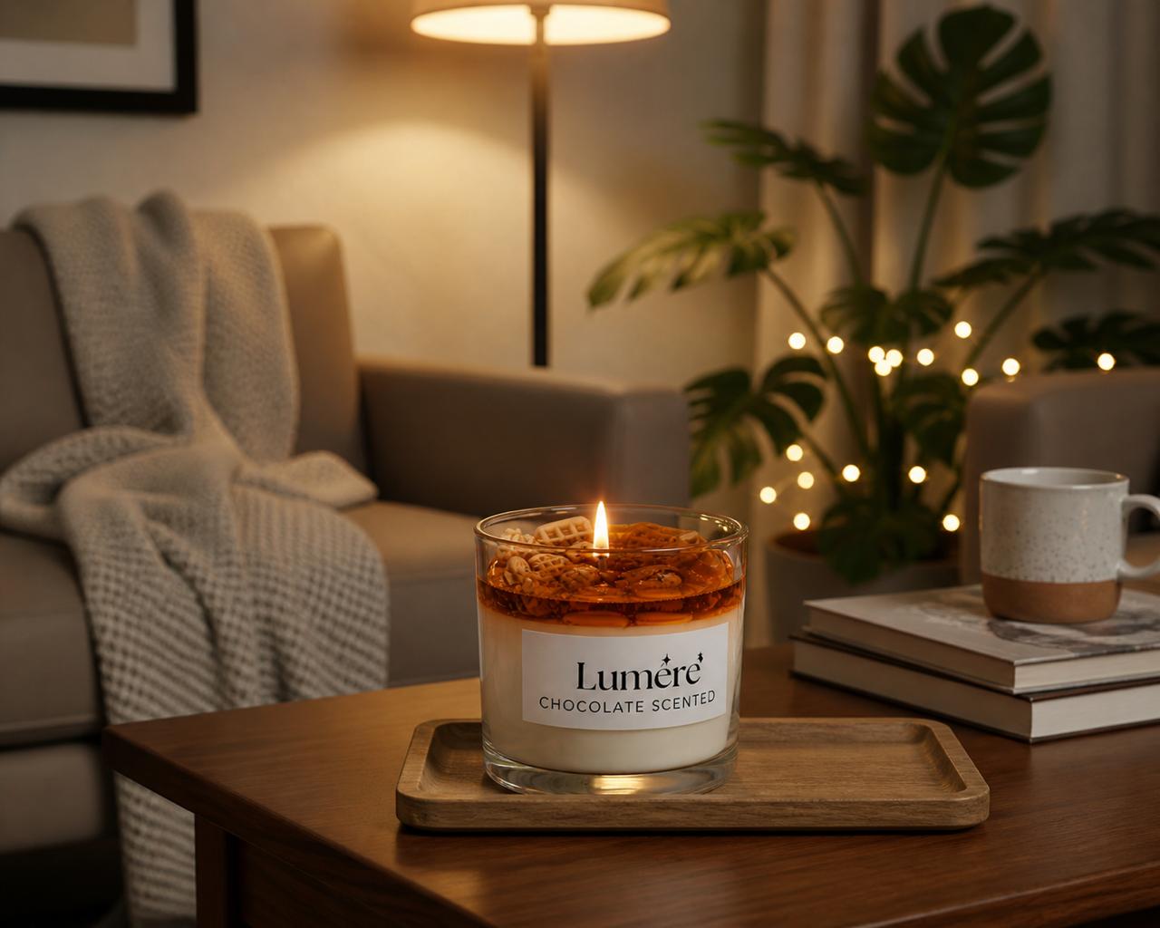 Pâtisserie Cocoa Form Candle Jar